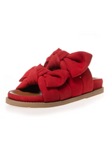 Copenhagenshoes - Sandaler - Red - Summer dream suede