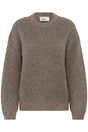 My Essential Wardrobe - Strik pullover - Brown Melange - Paloma Knit