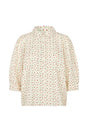 Lollys Laundry - Skjorte - Creme/blomstret - Bono