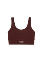 HALO - Sportsbh - Bitter Chocolate - Traning bra - Stilkompagniet.dk
