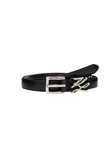 Karl Lagerfeld - Bælte -  Sort Logo - Autograph sliders