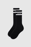 Anine Bing - Sokker - Black and White Stripe - Sully Sporty