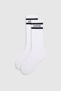 Anine Bing - Sokker - White and Black Stripe - Sully Sporty