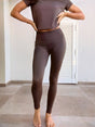 Sassy Copenhagen - Bobo Show push up leggings - Brown - Fitness shape wear (NOTE in preorder for week 3)