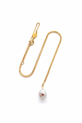 Anni Lu - Necklace - Ruby - Baroque Pearl