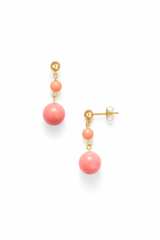 Anni Lu - Earrings - Gold - Flamingo drops