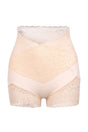 Beige shapewear fra Andcopenhagen Basics, model Fenja, med blonde detaljer og høj talje.
