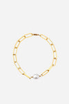 Andcopenhagen Jewelry - Armbånd - 18 karat guldbelagt - Sanni Chunky Pearl chain