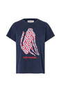 Lollys Laundry - T-shirt - Dark Blue - RomaLL