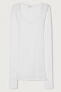 American Vintage - Langærmet t-shirt - Blanc - Massachusetts