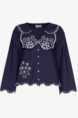 Sissel Edelbo - Shirt - Navy - Elysia sss
