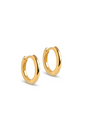Enamel - Earrings - Gold - Chunky Classic