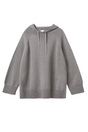 Lala Berlin - Strik hoodie - Grey - Kiana