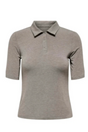 JDY - Polo shirt - Gray melange - Sanni