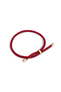 Enamel - Bracelet - Bordeaux - Color cord