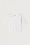 American Vintage - T-shirt - Blanc Vintage - Vibtown