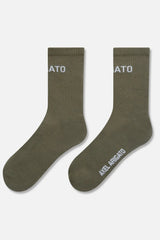 Axel Arigato - Socks - Stone Brown - Logo tube socks