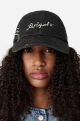 Axel Arigato - Cap - Black - Seam Distressed