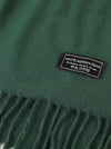 Andcopenhagen cashmeretørklæder Andcopenhagen - Cashmeretørklæde Dark green - 70% cashmere tørklæde (BEMÆRK PREORDER)