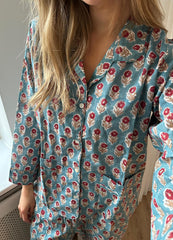 Sissel Edelbo - Pajama set - Nuit pyjamas - Red pineapple - sss