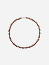 Andcopenhagen Jewelry - Perlehalsklæde - Rød tigerøje - Ebba