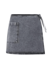 Wrap nederdel - Grå denim - Caja-g - Global funk