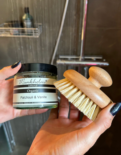 100% Organic sæber, cremer og saltscrub fra Munkholm