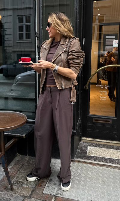 Chokolade brunt ellis sæt fra JJXX. 