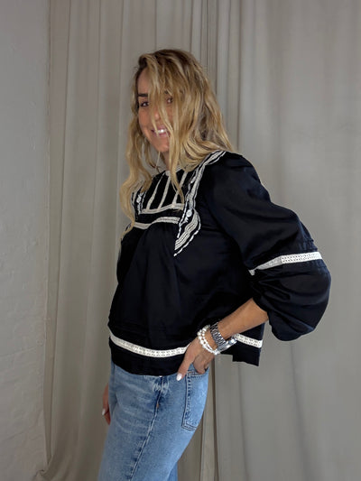 Sassy Copenhagen - Blouse - Black - Mathilda