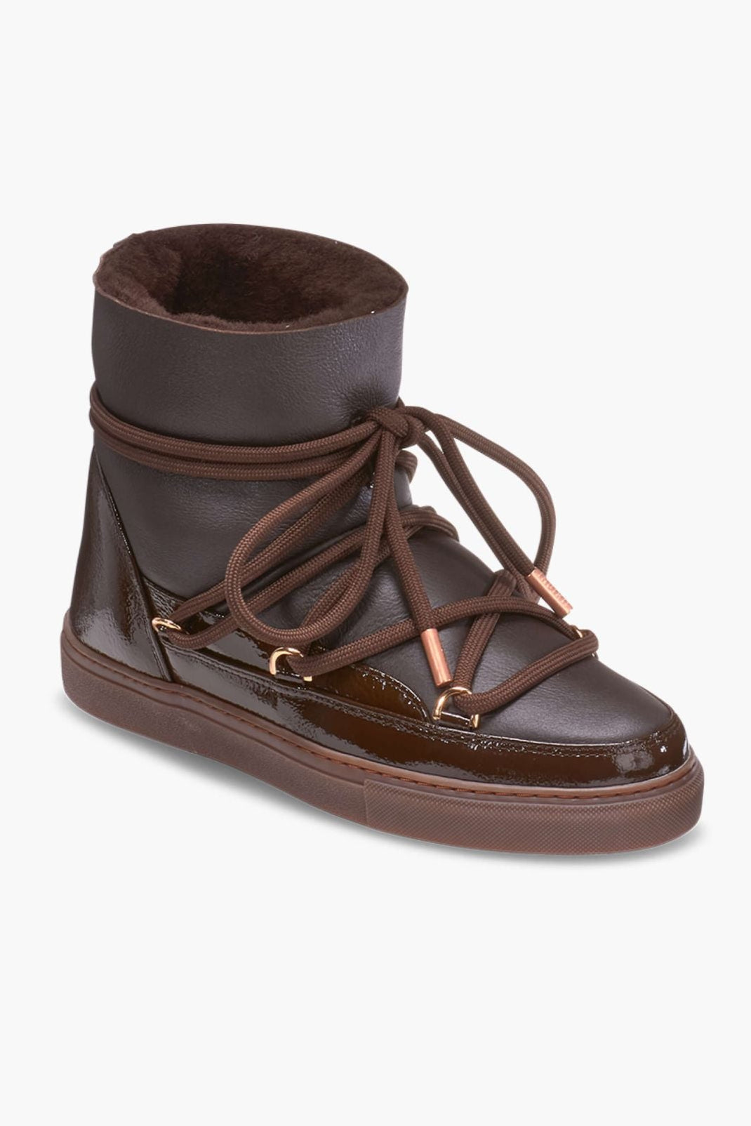 Inuikii - Vinterstøvle - Brown - Gloss Wedge