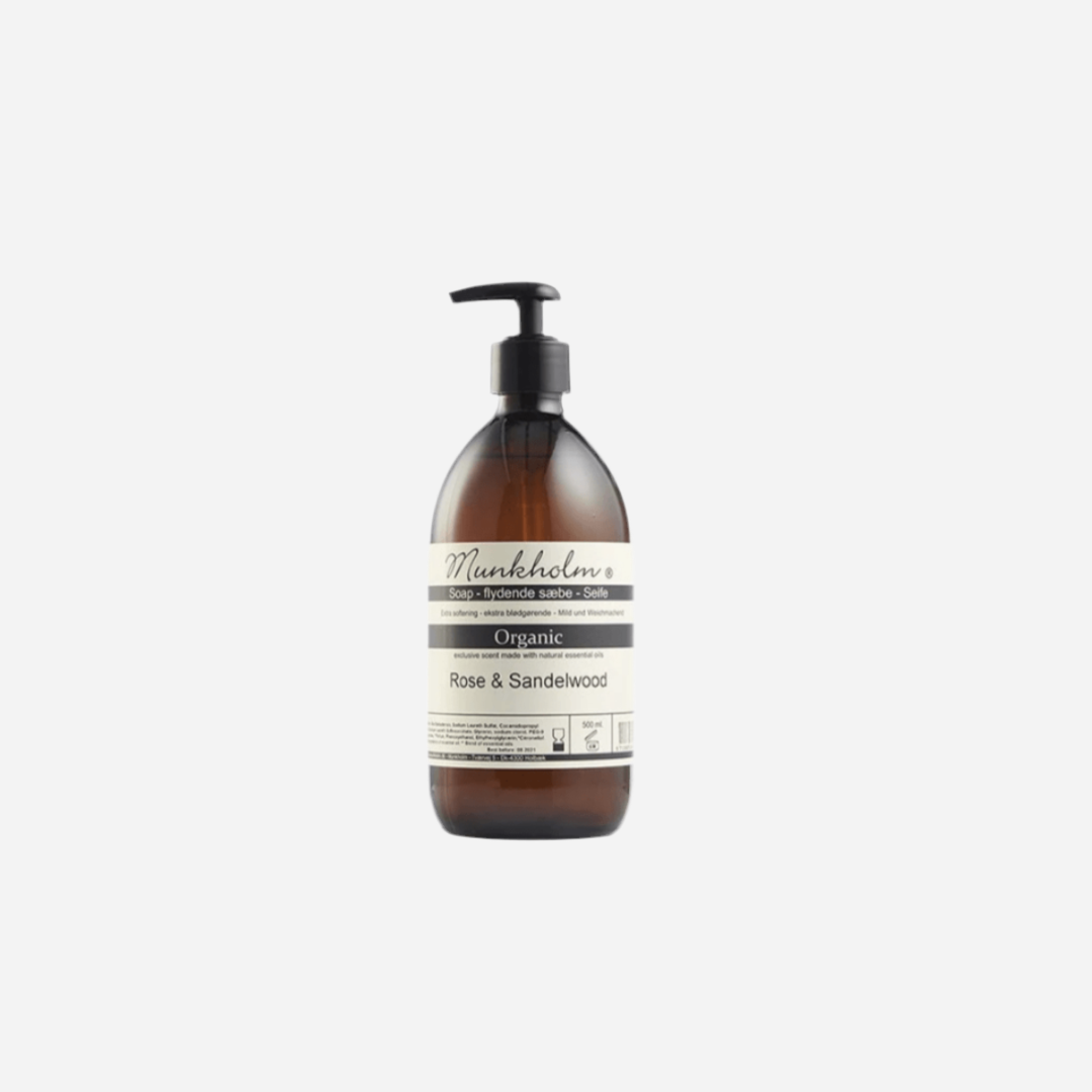 Organic hand soap - Rose and Sandalwood - 500 ml - Munkholm sss