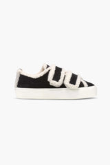 INUIKII - Vintersko - Black - Shearling Low Velcro