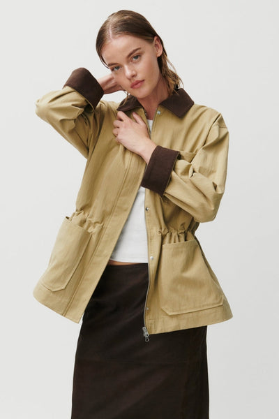 2NDAY - Jakke - Kelp/Beige - Bruce