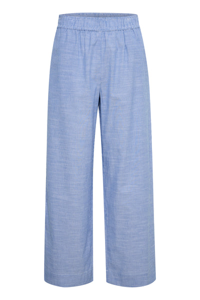 My Essential Wardrobe - Bukser - Delft Blue Striped - Skye