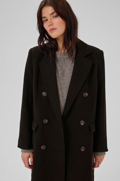 My Essential Wardrobe - Trenchcoat - Espresso Melang - Frannie