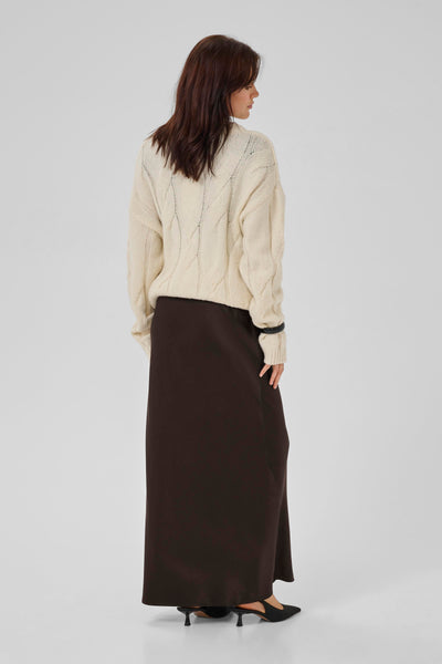 My Essential Wardrobe - Nederdel - Espresso - Estelle