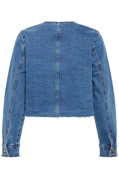 My Essential Wardrobe - Denim jakke - Blue Wash - Dango