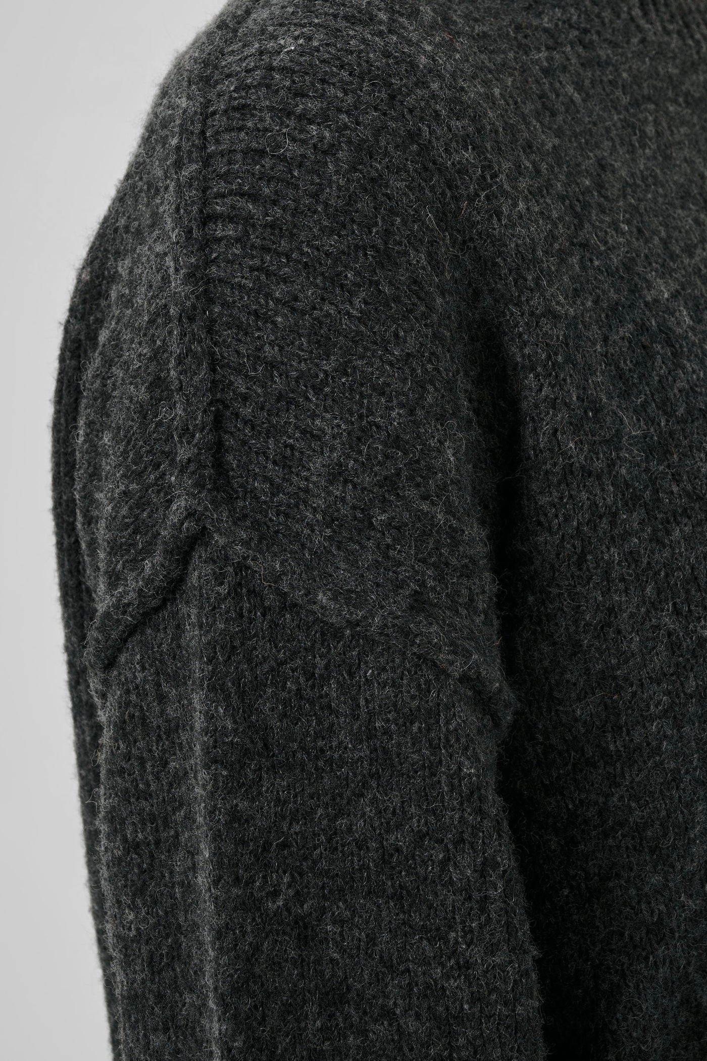 My Essential Wardrobe - Strik pullover - Dark Grey Melange - Paloma Knit