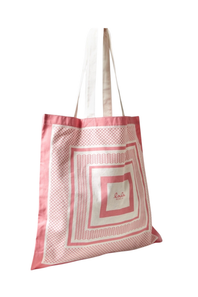 LALA BERLIN - Tote bag - Rose Stripe - Maja Canvas sss