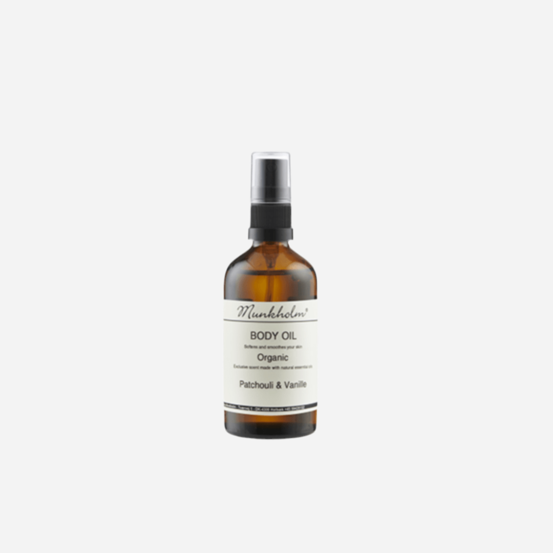 Organic bodyoil - Patchouli & Vanille - 100 ml - Munkholm sss