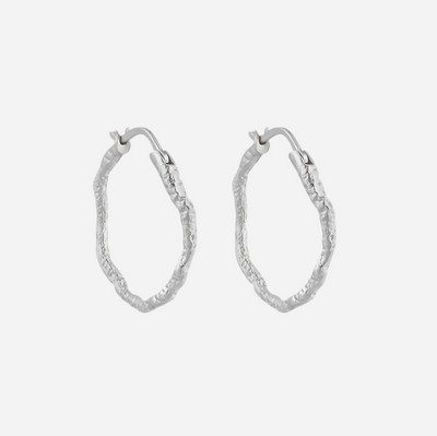 Andcopenhagen - Earrings hoops - 925 sterling silver - Sicca small