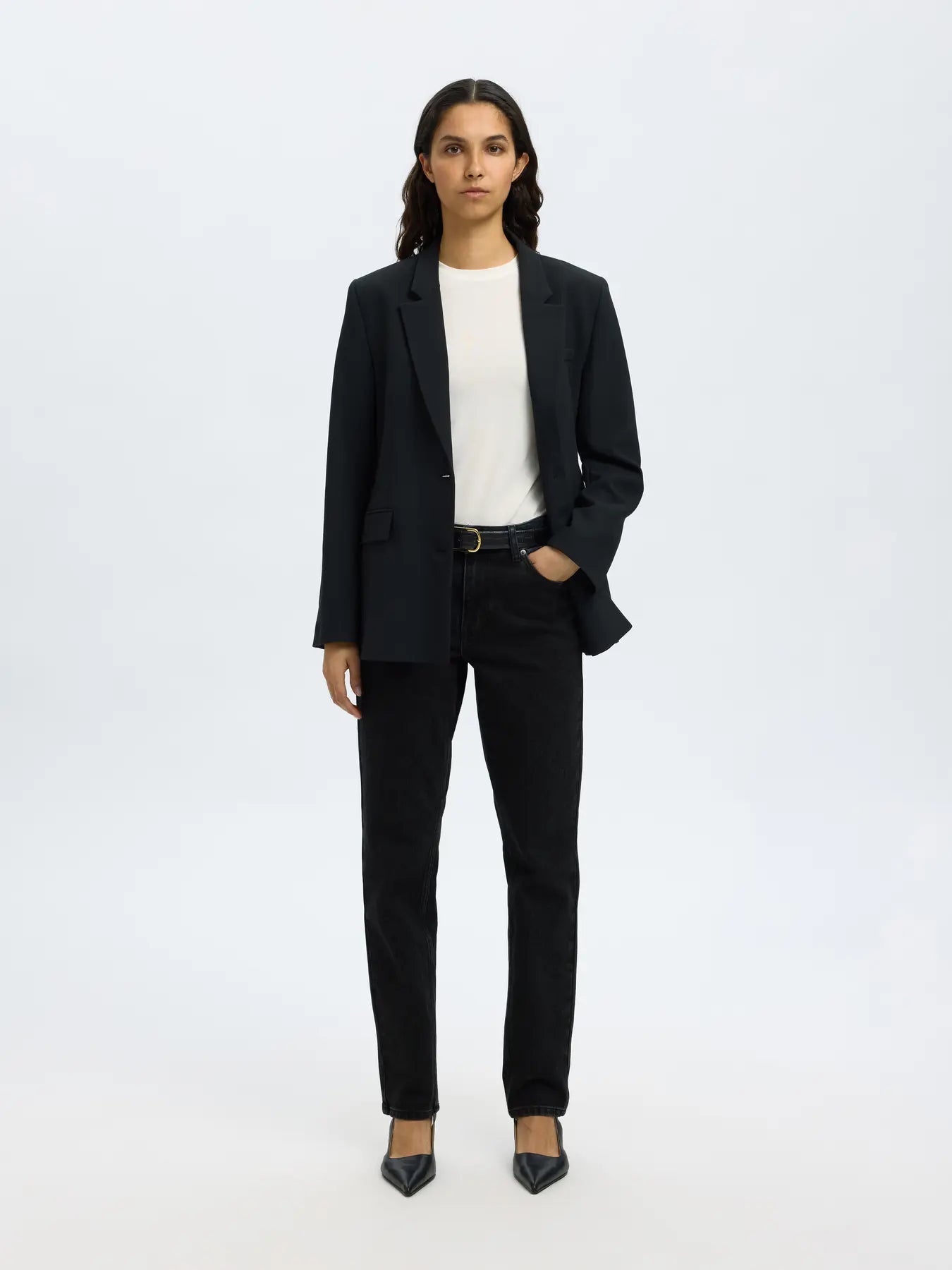 Noisy May - Jeans - Sort - Bea-Kori MW Jeans