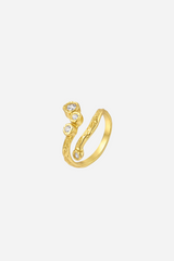 Ring - Elvira - 18 carat gold plated - Andcopenhagen