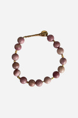 Ibu Jewels - Handmade bead bracelet - BIG BO RHODONITE - BOM32