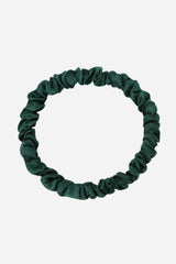 Sassy Copenhagen - 100% Silk hair elastic - Dark Green - Sisse