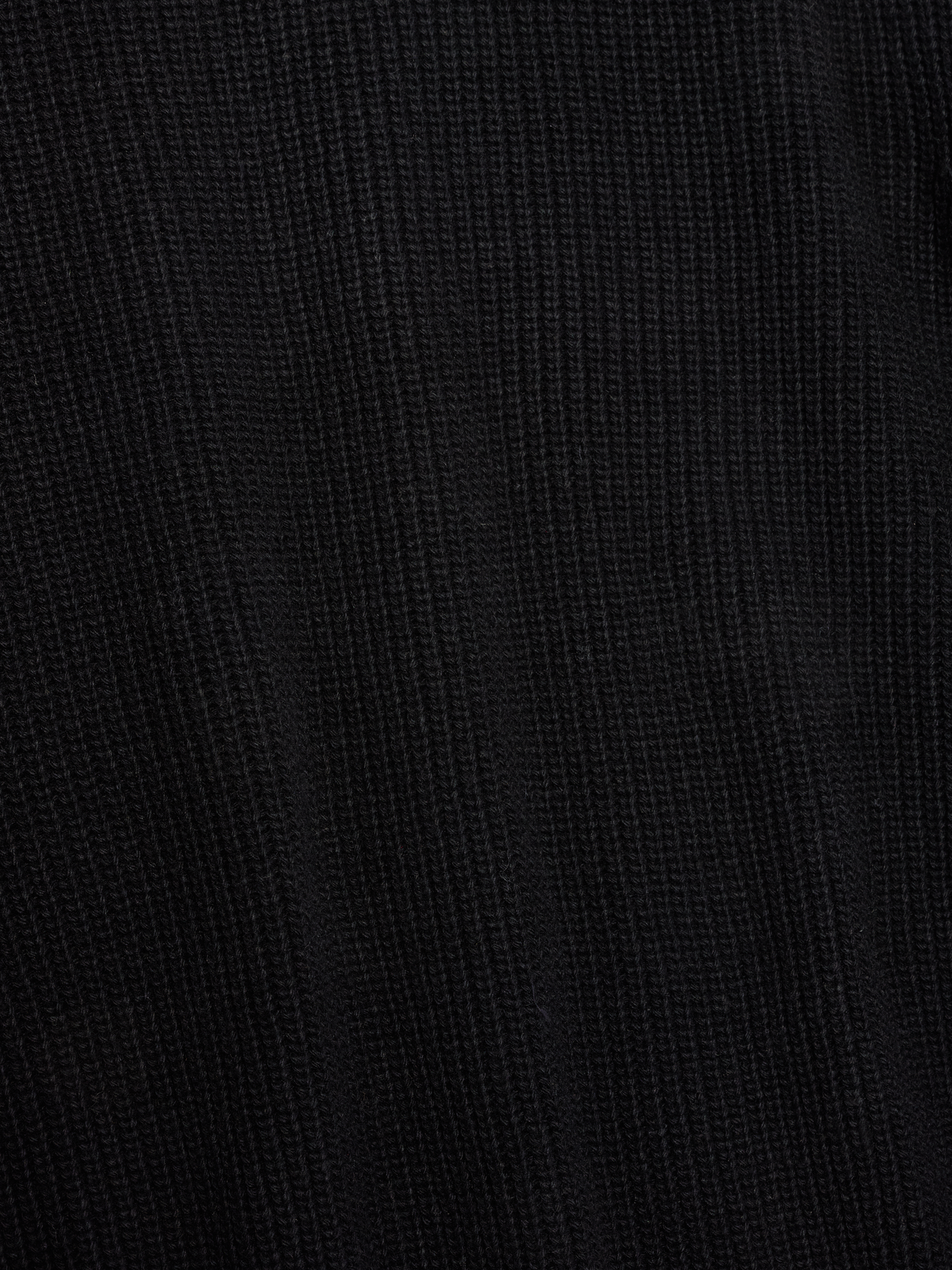 HALO - Strik - Sort - WOOL CREW KNIT