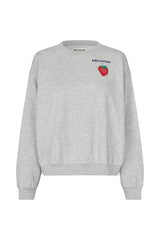 Lollys Laundry - Sweatshirt - Grå - Sydney Strawberry