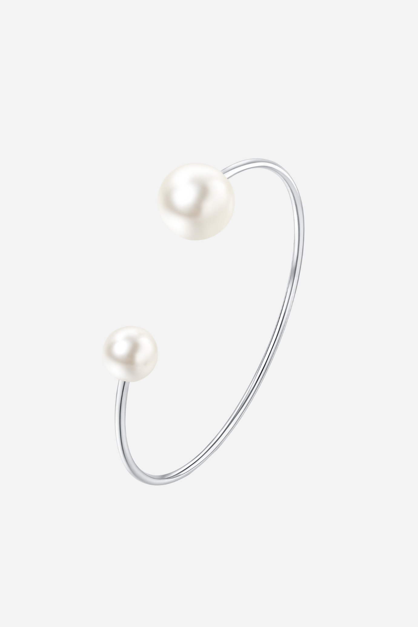Andcopenhagen - Armbånd - forsølvet stainless steel - Bangle pearl
