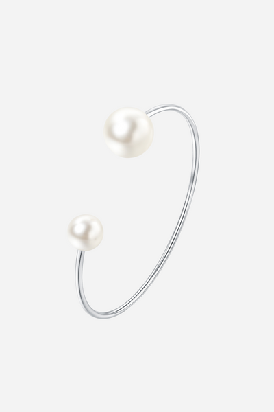 Andcopenhagen - Armbånd - forsølvet stainless steel - Bangle pearl