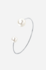 Andcopenhagen - Armbånd - forsølvet stainless steel - Bangle pearl